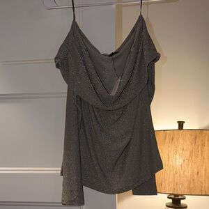 Elegant Gray Women's Top
